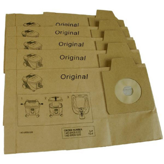 Lot de 10 sacs papier 1406905020