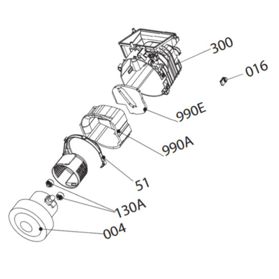 Moteur 230V 460W (repère n°004) d'origine 140045822016