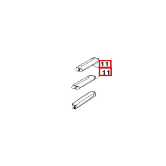Balconnet supérieur et intermédiaire (repère 11) 139A12