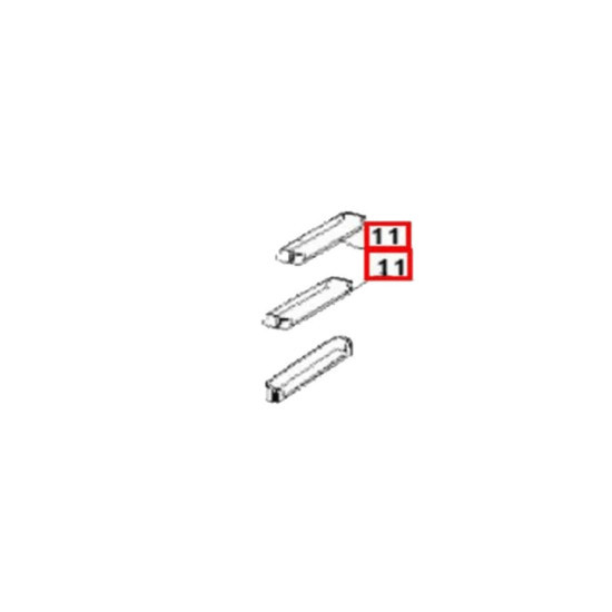 Balconnet supérieur et intermédiaire (repère 11) 139A12