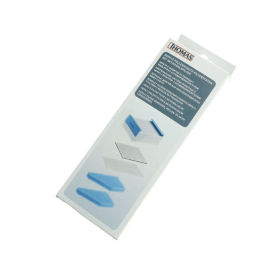 Lot de 4 filtres éponge et 1  microfiltre Hepa d'origine 787241,787276