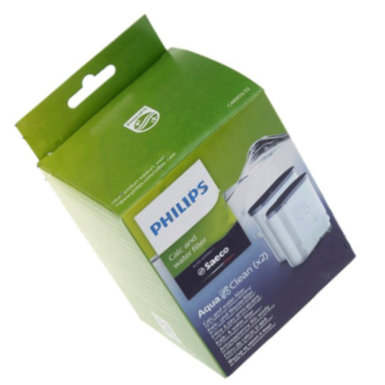 lot de 2 filtres à eau  anticalcaire Aquaclean d'origine CA690322, CA6903/22