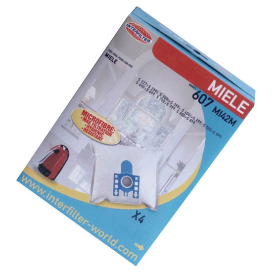 Boite de 5 sacs microfiltres compatible 35600725