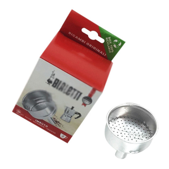 Filtre entonnoir 2 tasses  MOKA d'origine 0800102, 0800132