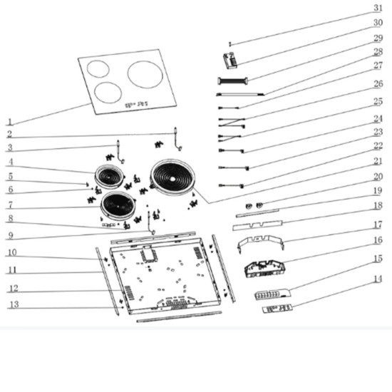 Cable Connection Interne (repère 22) CU005050