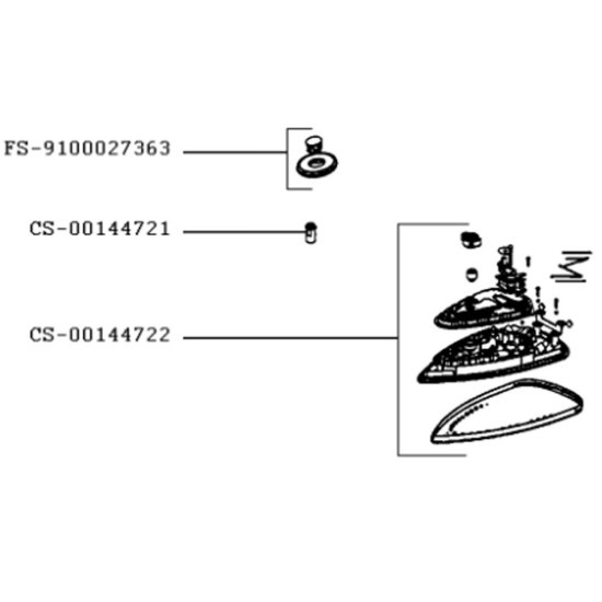 Semelle céramique (repère CS-00144722) CS-00144722