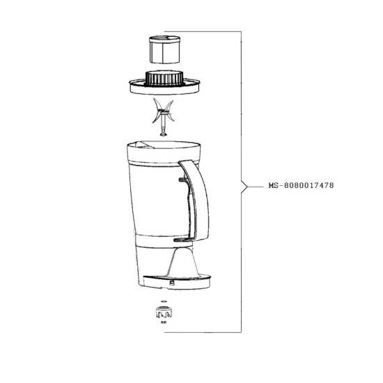 Bol blender complet MS-8080017478, MS-653244