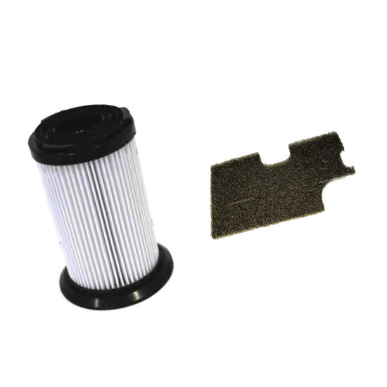 Filtre cylindre Hepa F137 + 1 filtre mousse d'origine 9001665117