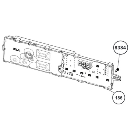 Carte électronique, module (repère 186) 2847610340