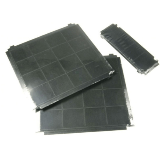 Kit filtres à charbon 330X300mm et 1 filtre 267X98mm AFFCAF203
