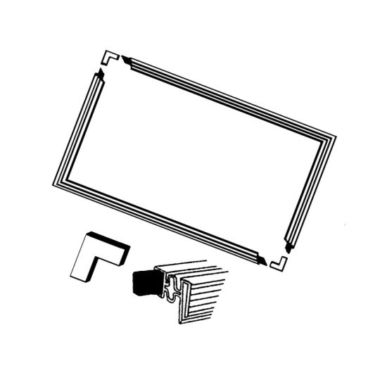 Joint de porte universel 2000 x1000mm 1000025441-000