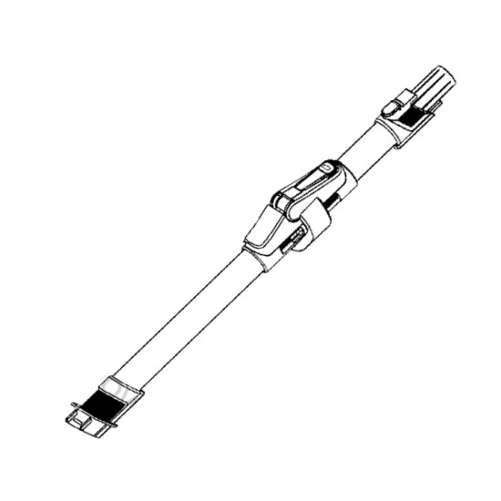 Tube flexible gris SS-2230002454, SS-2230002883