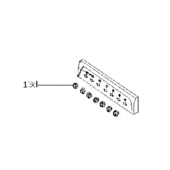 Manette thermostat (repère 13d) 207100210301