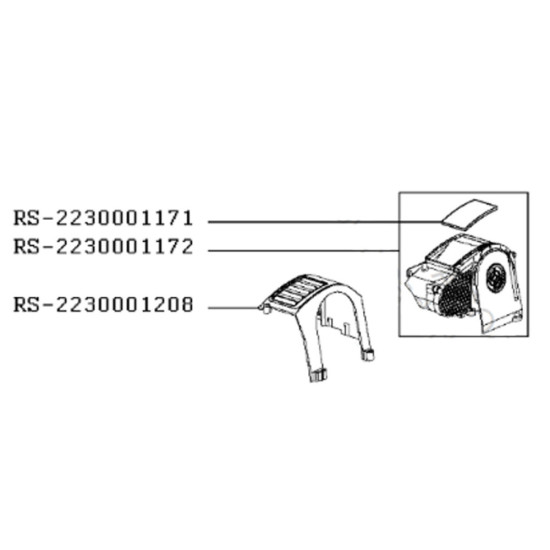 Filtre moteur (repère 2230001171) 2230001171