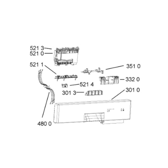 Bouton (repère 301 0) MEY62654301