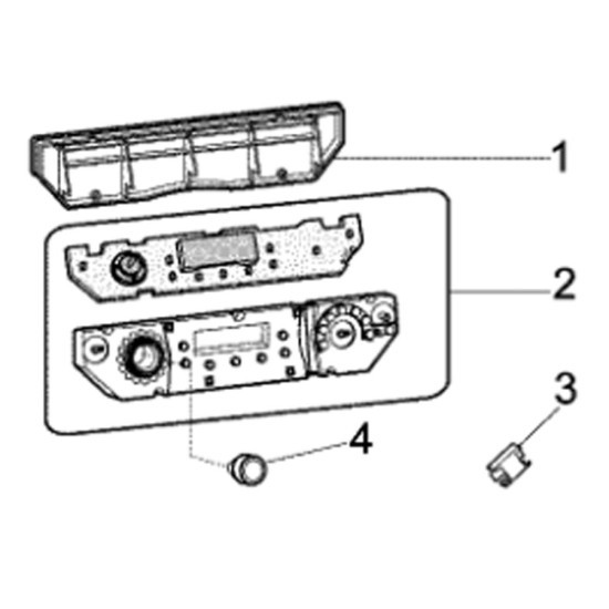 Boïte de contrôle display (repère 2) d'origine C00372826, 488000372826
