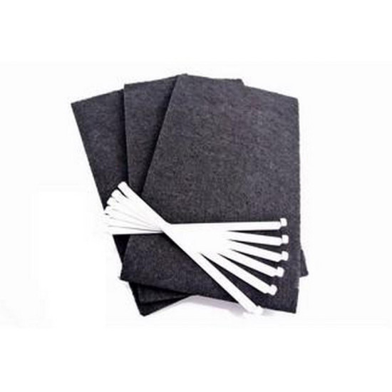 Lot de 3 filtres charbon (avec tiges de fixation) 74X7954