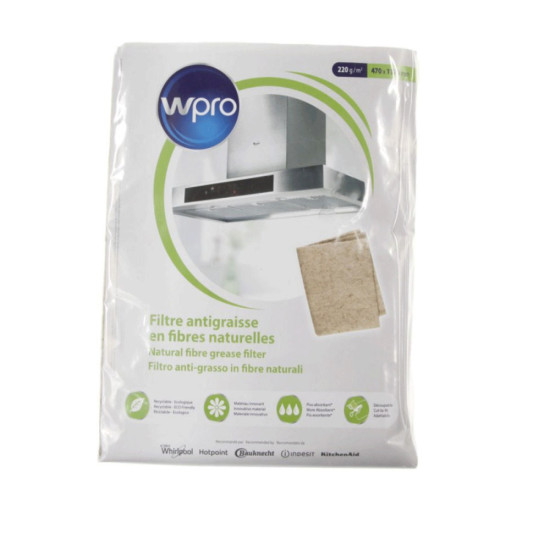 Filtre antigraisse universel en fibres naturelles d'origine 484000008651, NGF221