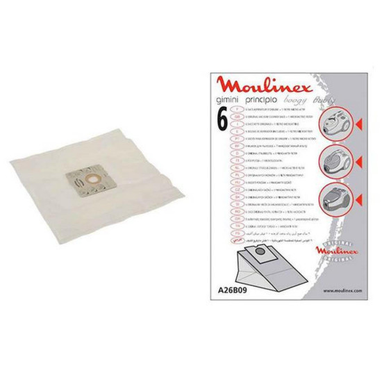 Lot 6 sacs + filtre BOOGY PRINCIPIO GIMINI A26B09