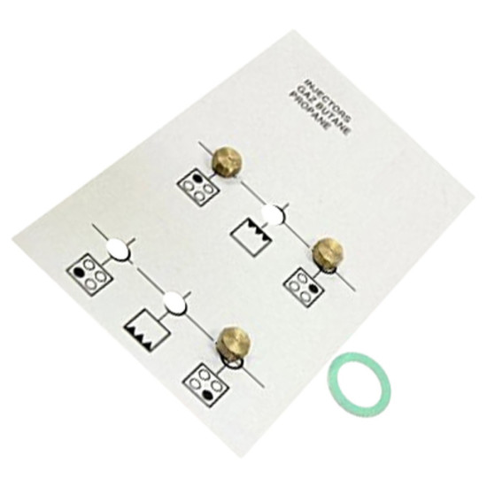 Sachet d'Injecteurs, gicleurs gaz butane 4431900075