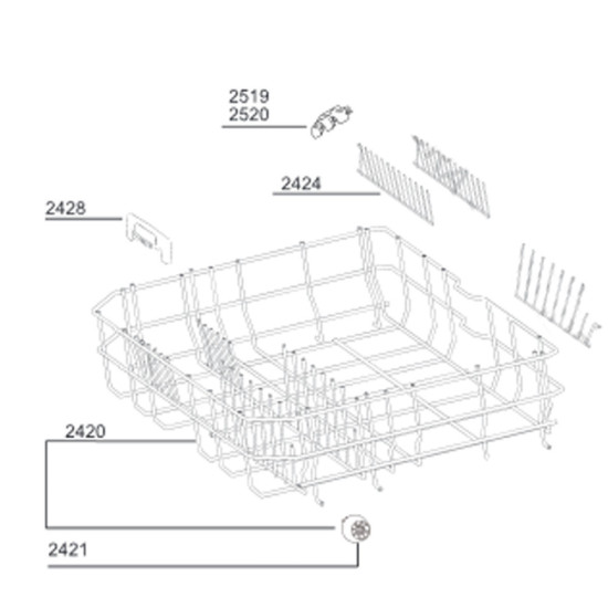 Grand panier inférieur (repère 2420) 1759002619