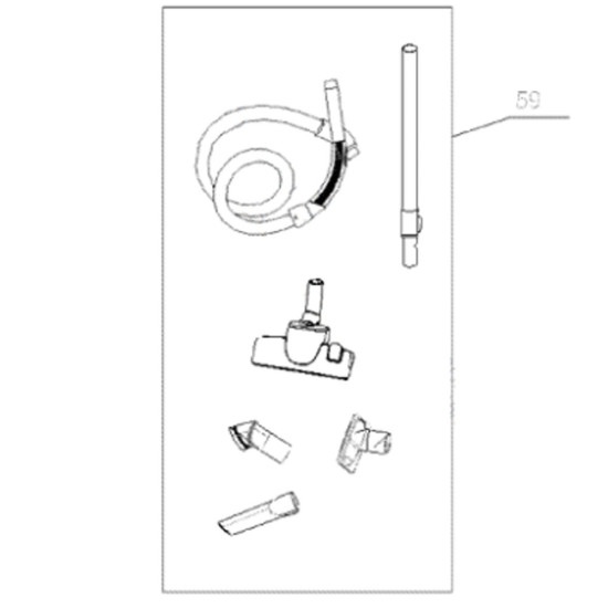 Injecteur,tube,tuyau+access. (repère 59) 4071439071