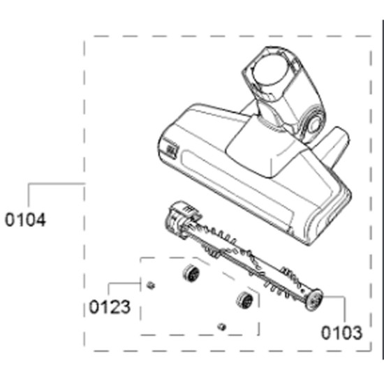 Brosse repère 0104 d'origine 11046249