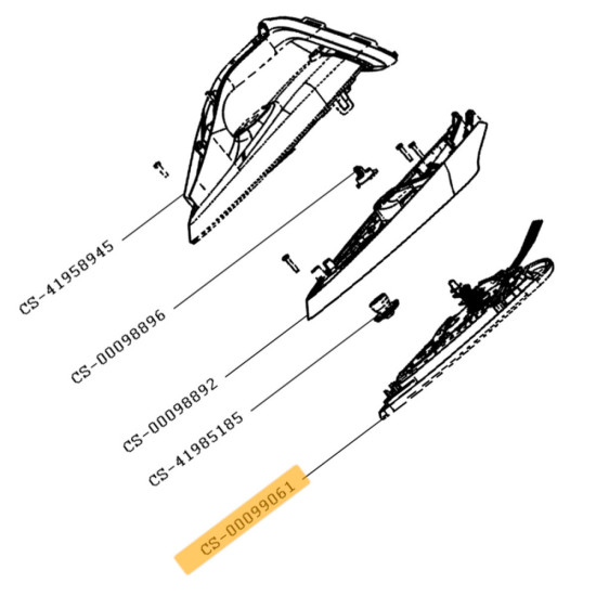 Semelle complète (repère n°CS-00099061) CS-00099061, CS00099061