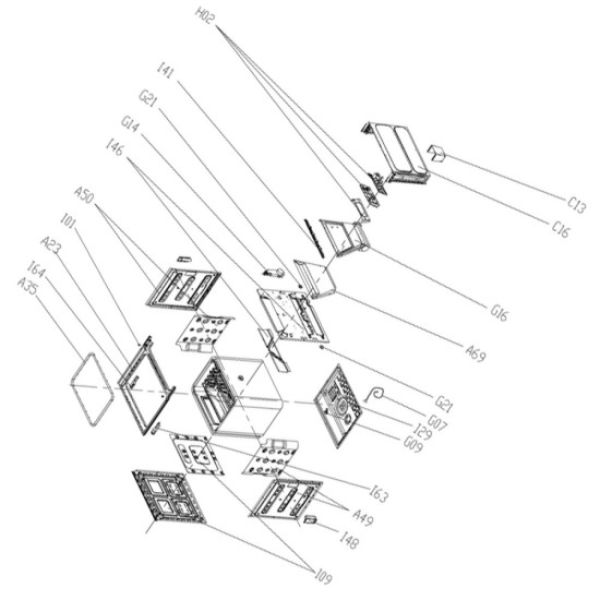 Ventilateur tangenciel (repère n°G16) 1064365, 34050882