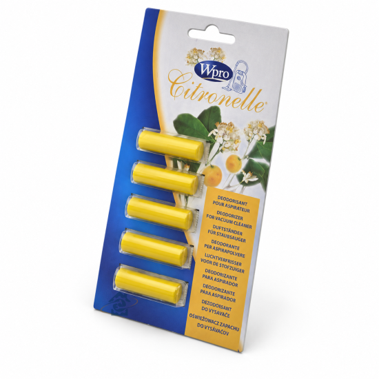 WPRO Bâtonnets odorisants citronnelle pour aspirateur ACT050