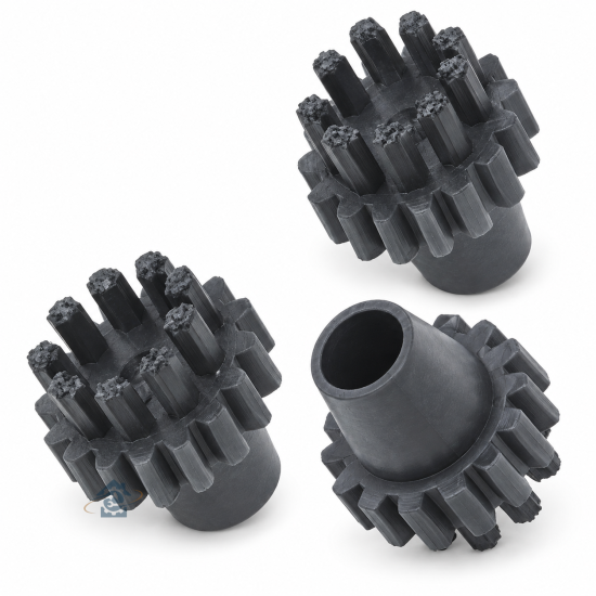Polti - Lot de 3 brosses d'origine - PAEU0250