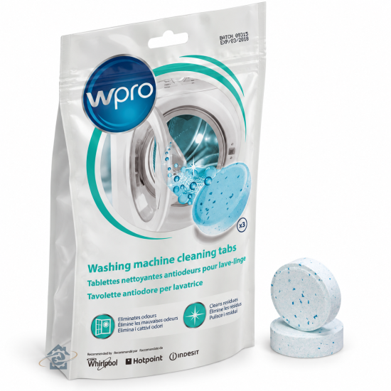 WPRO Tablettes anti-odeurs lave-linge AFR301 (lot de 3)