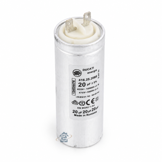 Condensateur 20 µF d'origine Electrolux / AEG / Faure - 1240344760