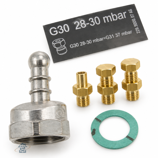 Beko / Grundig Kit injecteurs butane pour plaque de cuisson - 4431100195
