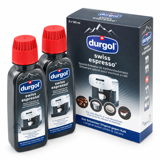 Détartrant Durgol Swiss Espresso pour machines à café (2 x 125 ml)