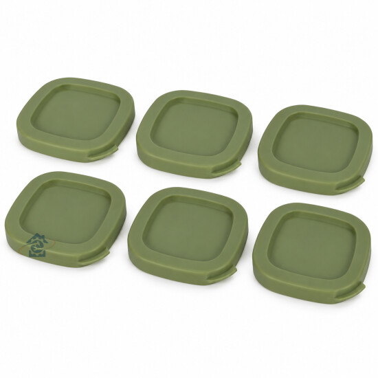 SEB - Lot de 6 couvercles verts pour yaourtière - SS-1530001476