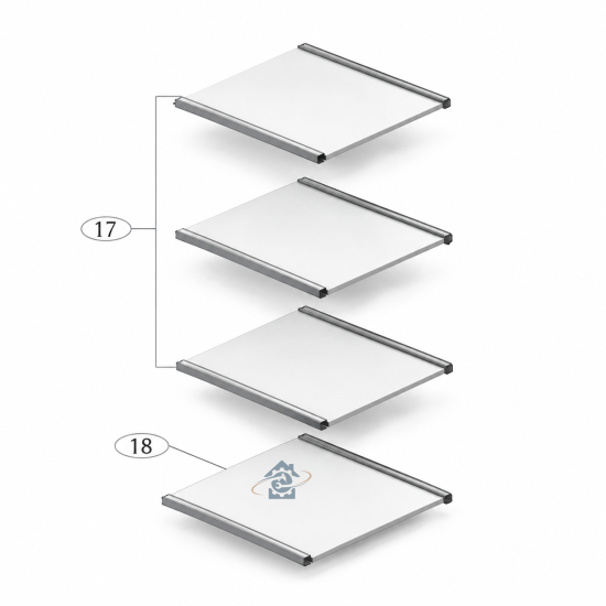 Haier Clayette étagère congélateur 360x295 mm - 0060854305P