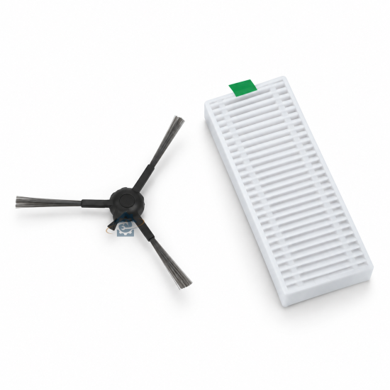Rowenta Kit filtre avec brossette ZR185002 pour aspirateur robot
