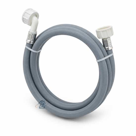 Tuyau d'arrivée d'eau universel 2,50 m – Raccords droit/coudé 3/4 – Lave-linge