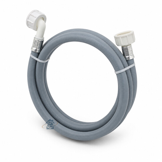 Tuyau d'arrivée d'eau universel 2,50 m – Raccords droit/coudé 3/4 – Lave-linge