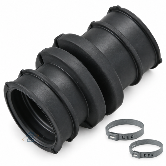 Whirlpool Durite sortie pompe de cyclage + colliers 480140100778