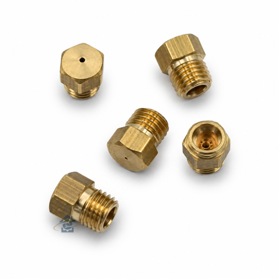 Jeu d'Injecteurs, gicleurs gaz butane propane universel DIAM. 6MM 00537505