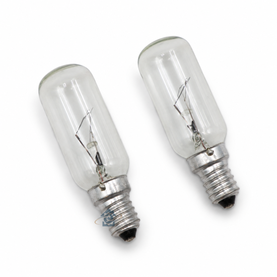 Lot de 2 ampoules halogènes T25L E14 40W long. 81mm diam. 23mm 484000008834, 9029791929
