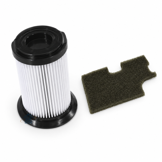 Filtre cylindre Hepa F137 + 1 filtre mousse d'origine 9001665117