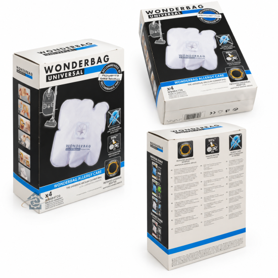 Boite de 4 sacs microfibres universels WB484720