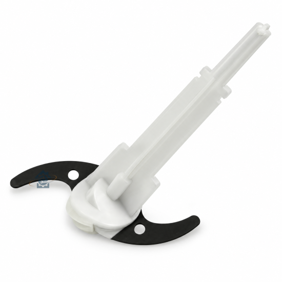 Couteau hachoir blanc SS-193442