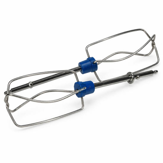 Jeu de 2 fouets a emulsionner blancs PREP'LINE SS-987800