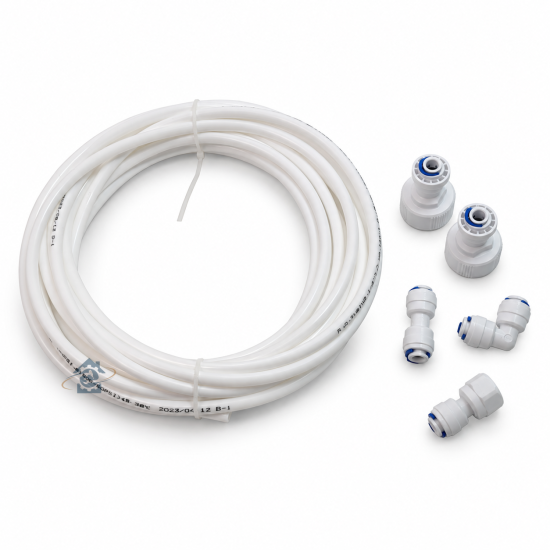Kit lyre arrivee d'eau : tuyau (6m) + raccords UKT001 484000008590, C00379990
