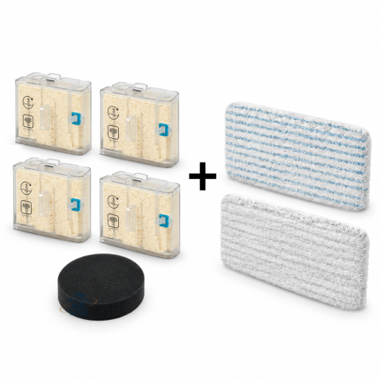 Lot 4 cartouches anti-calcaire avec 1 filtre ZR850001