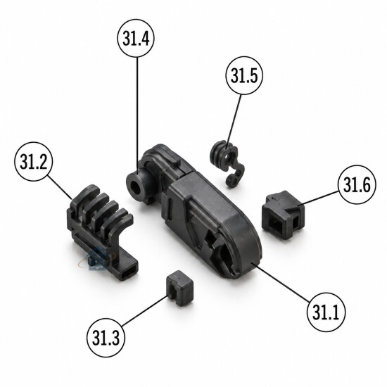 Bouton Thermostat (repère 31.3) FR005718